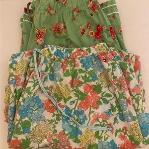 (2) Floral Print Sleep Capri & Ankle length -Tommy Hilfiger - Medium